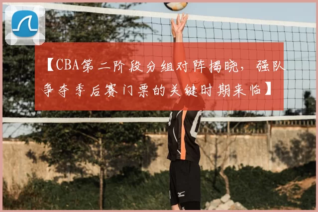【CBA第二阶段分组对阵揭晓，强队争夺季后赛门票的关键时期来临】